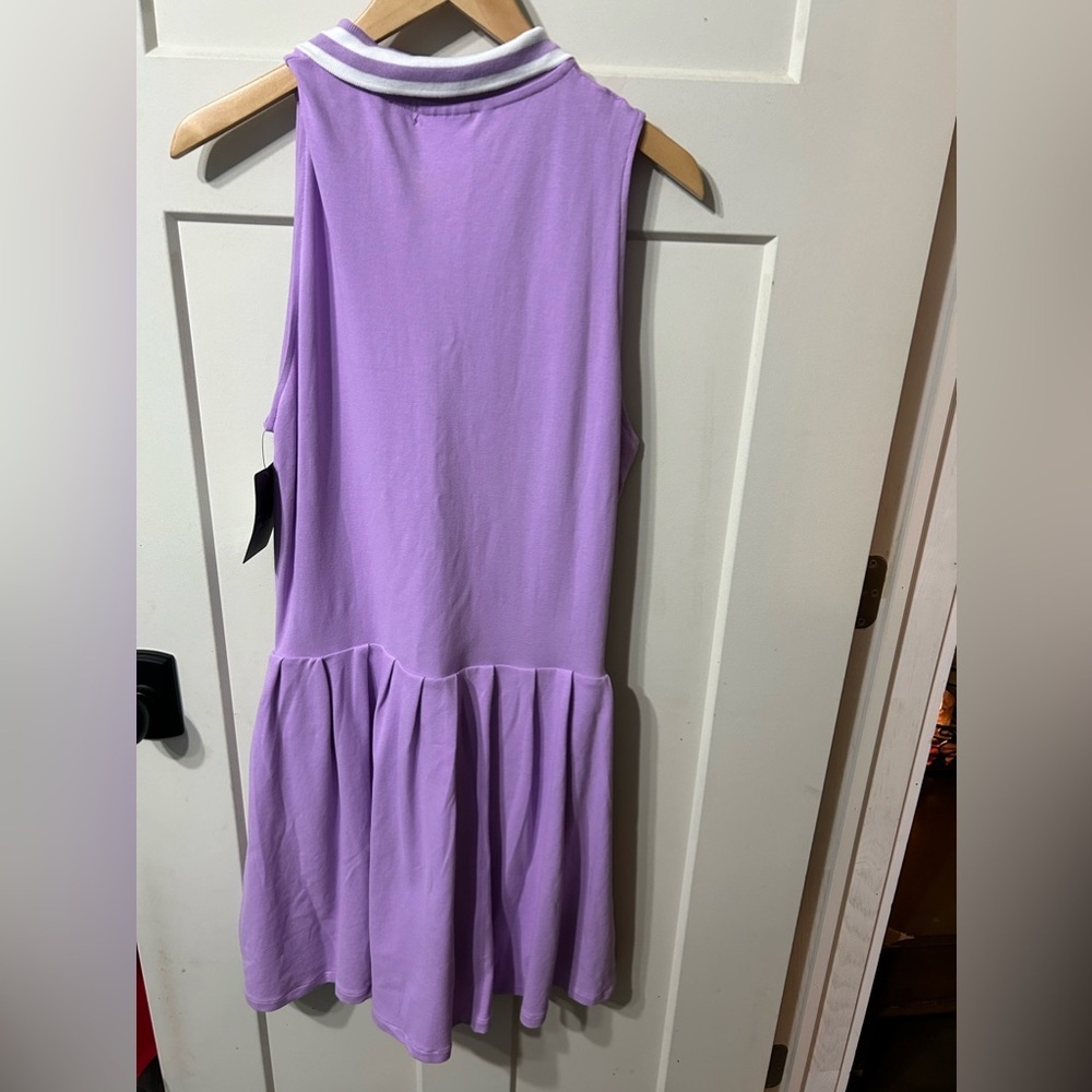 Pro Shop by Sage Collective Lilac Clubhouse Collared Half-Zip Dress Size XL- NWT - Picture 5 of 9